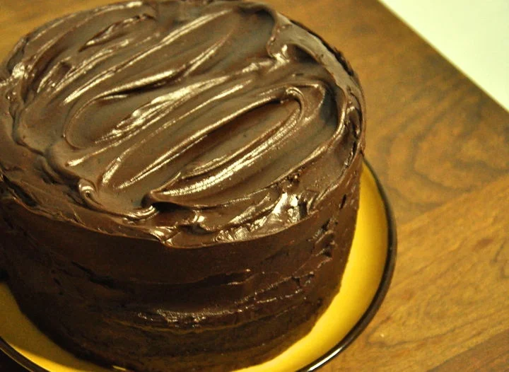 Chocolate Cake with Earl Grey Tea Infused Chocolate Ganache