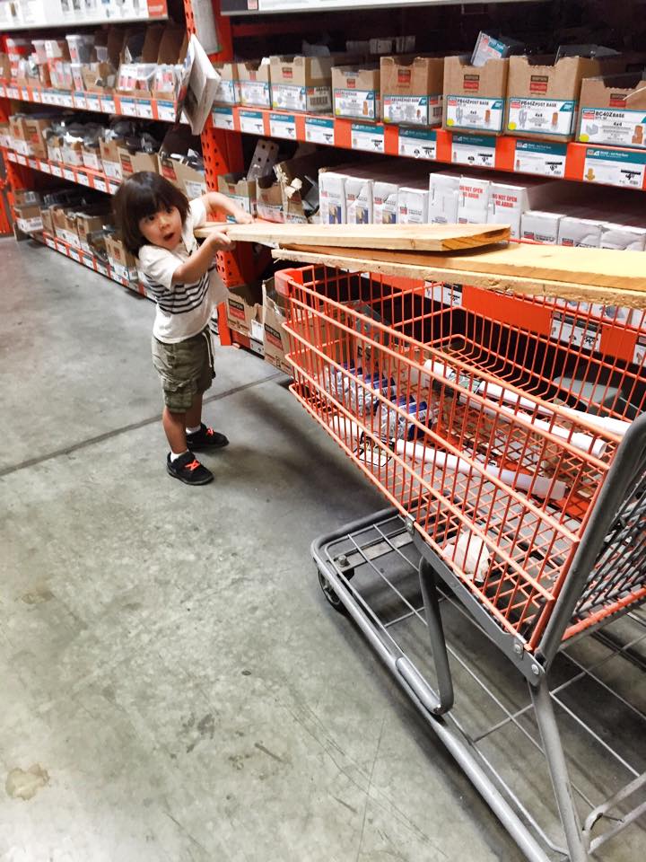 My little eager helper