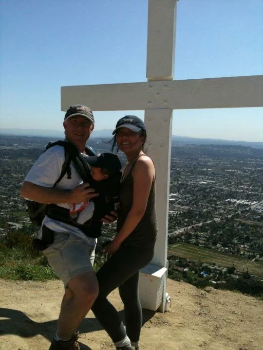 Kyan, 4 months old. I finally made it up Garcia Trail after not hiking for almost a year.