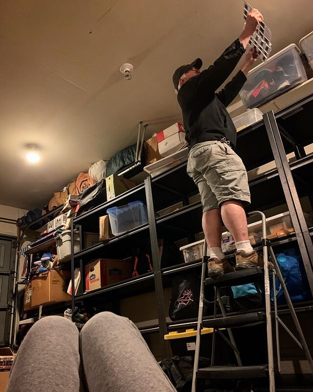 Home quarantine, Shelter in place, self quarantine, whatever you call it means the same - Stay the fuck home. Even if it means cleaning the garage with the hubs reminiscing through his life with all those boxes way up there at 2am. 🤪🤦🏻&zwj;♀️#kell