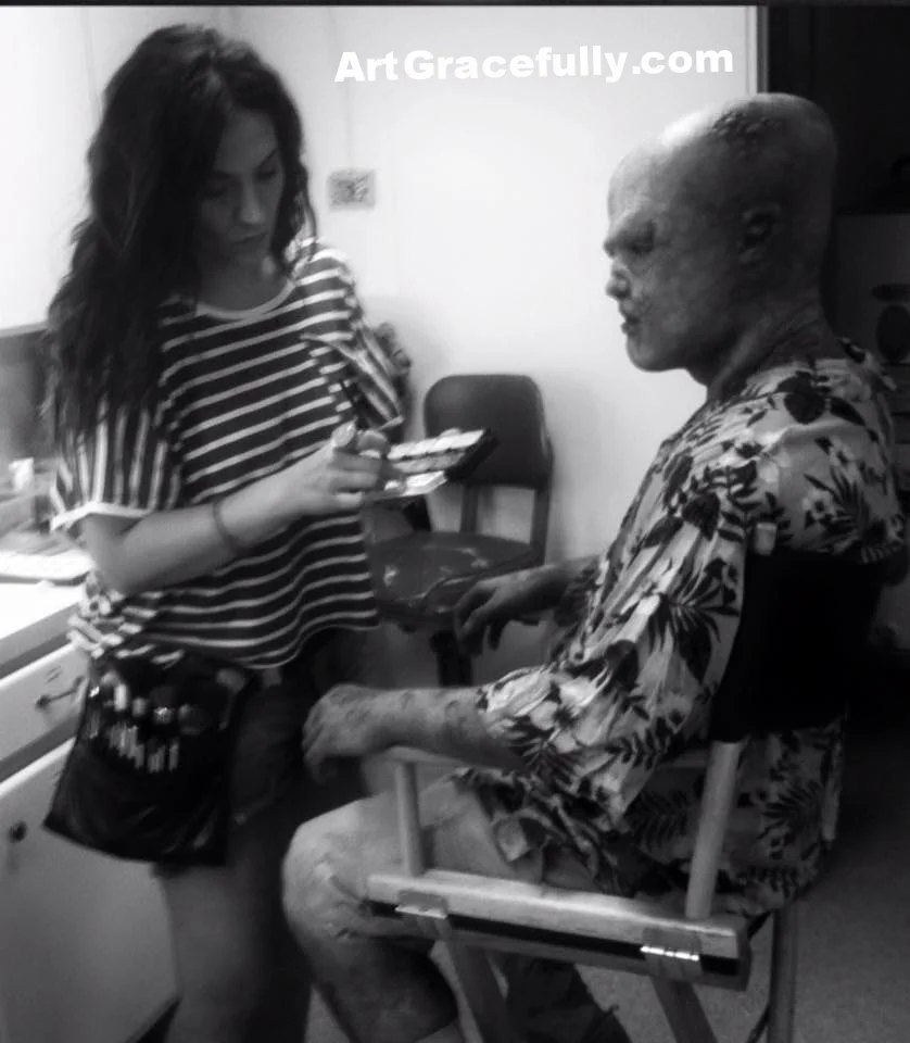 Makeup for the movie Smothered