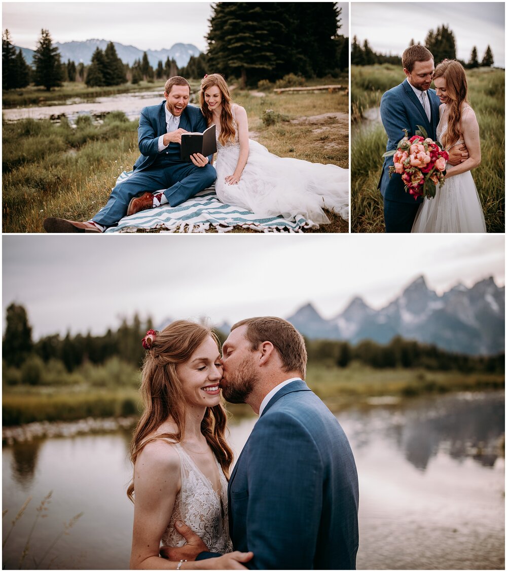  Diamond Cross Ranch Wedding in Jackson Hole, Wyoming. Grand Teton National Park Wedding Photographer. 
