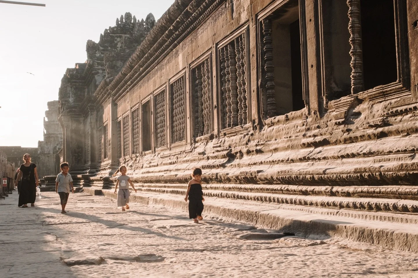 Fellow humans at Angkor Wat