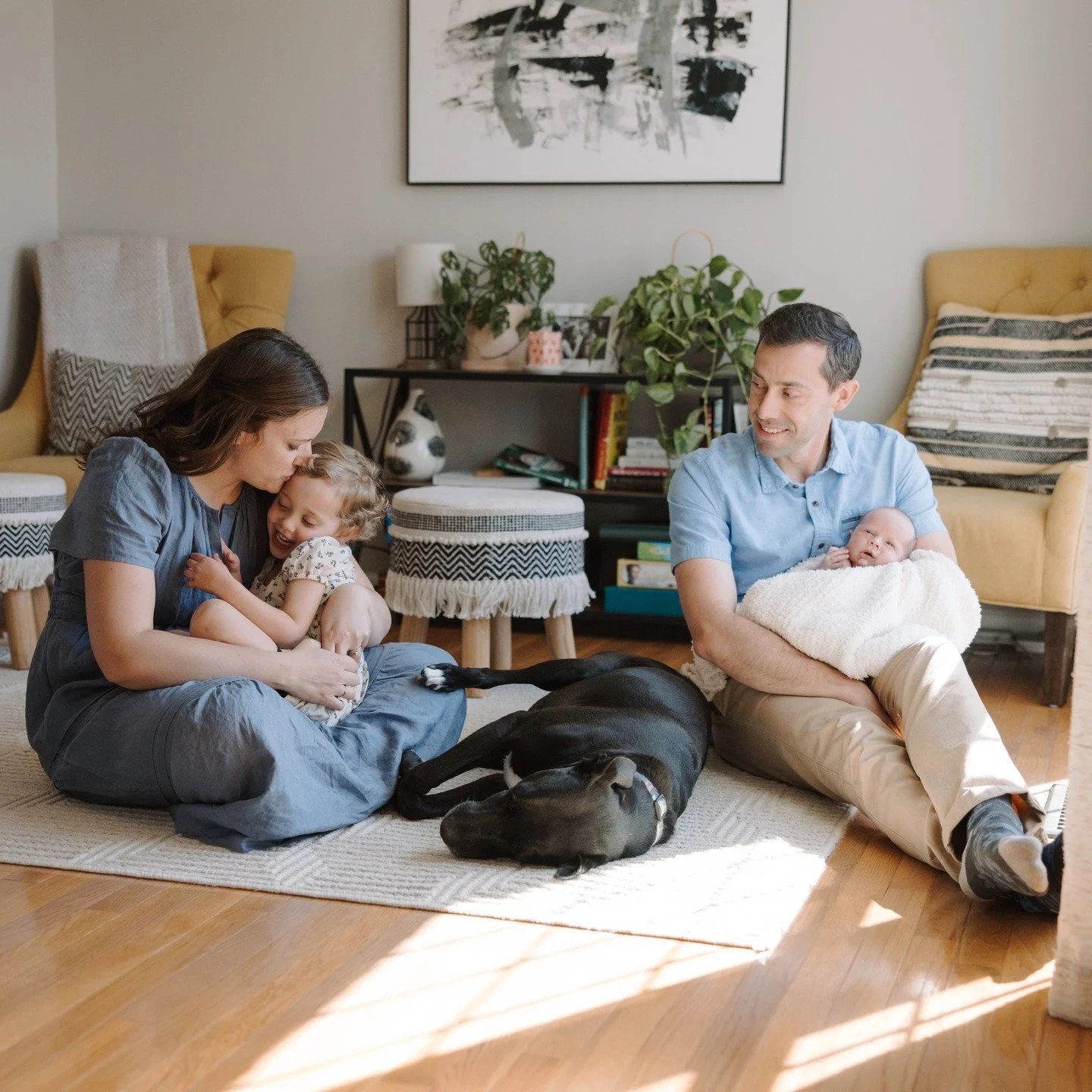 It's been raining baby boys and sweet dogs this spring. (Photographic evidence attached)