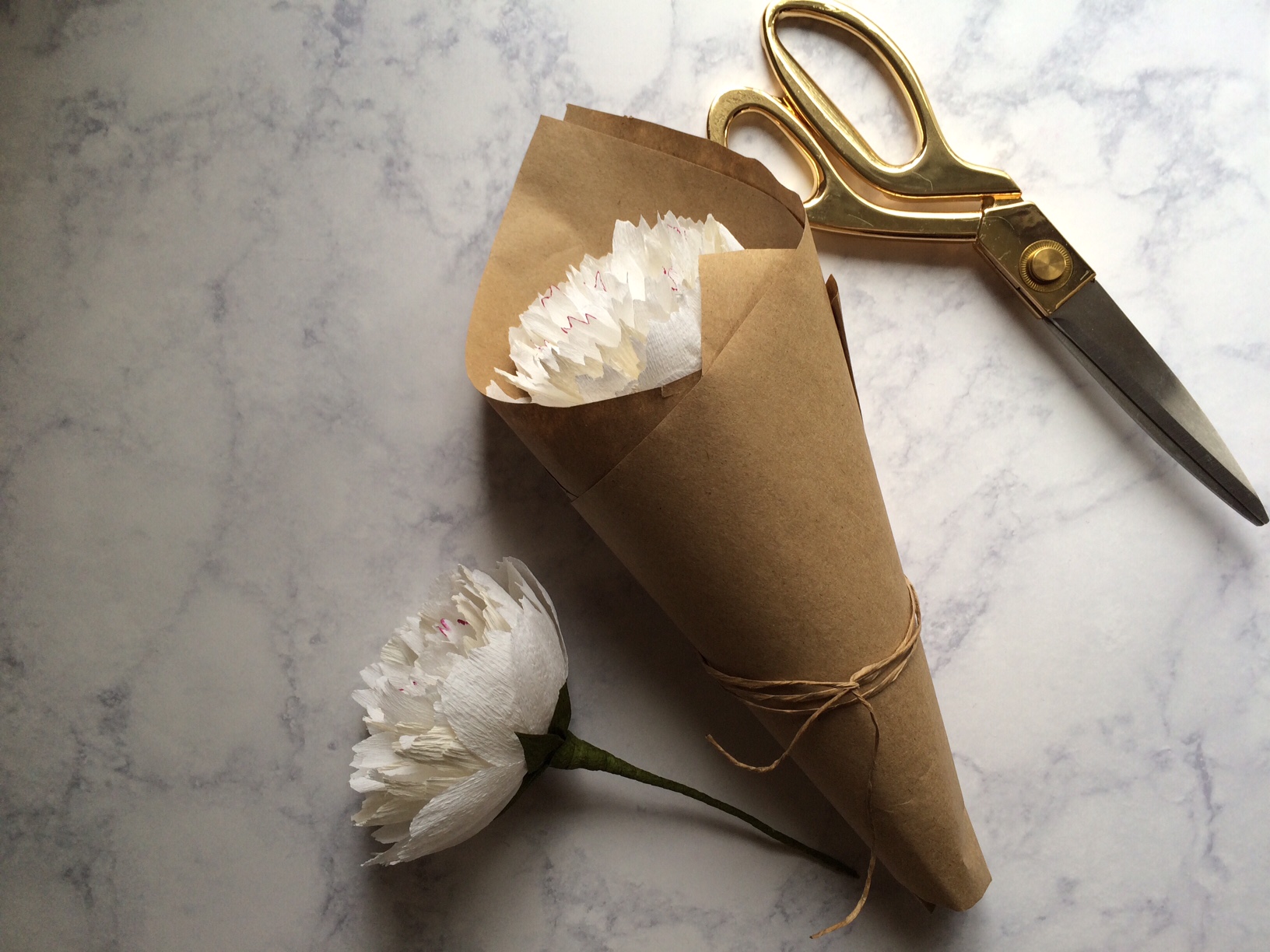 white peony