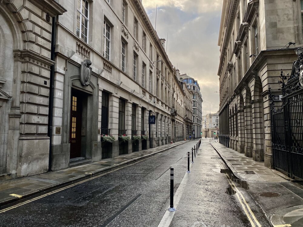  A deserted alleyway during the winter lockdown of 2021. 