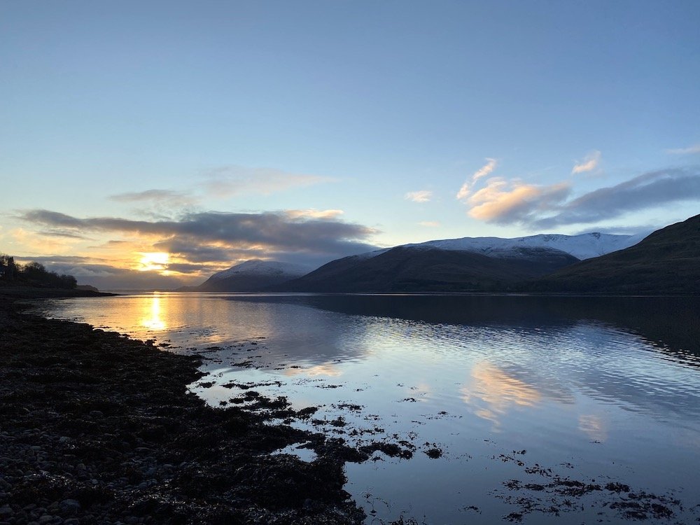  Gorgeous Loch Linnhe at sunset in Fort William. 