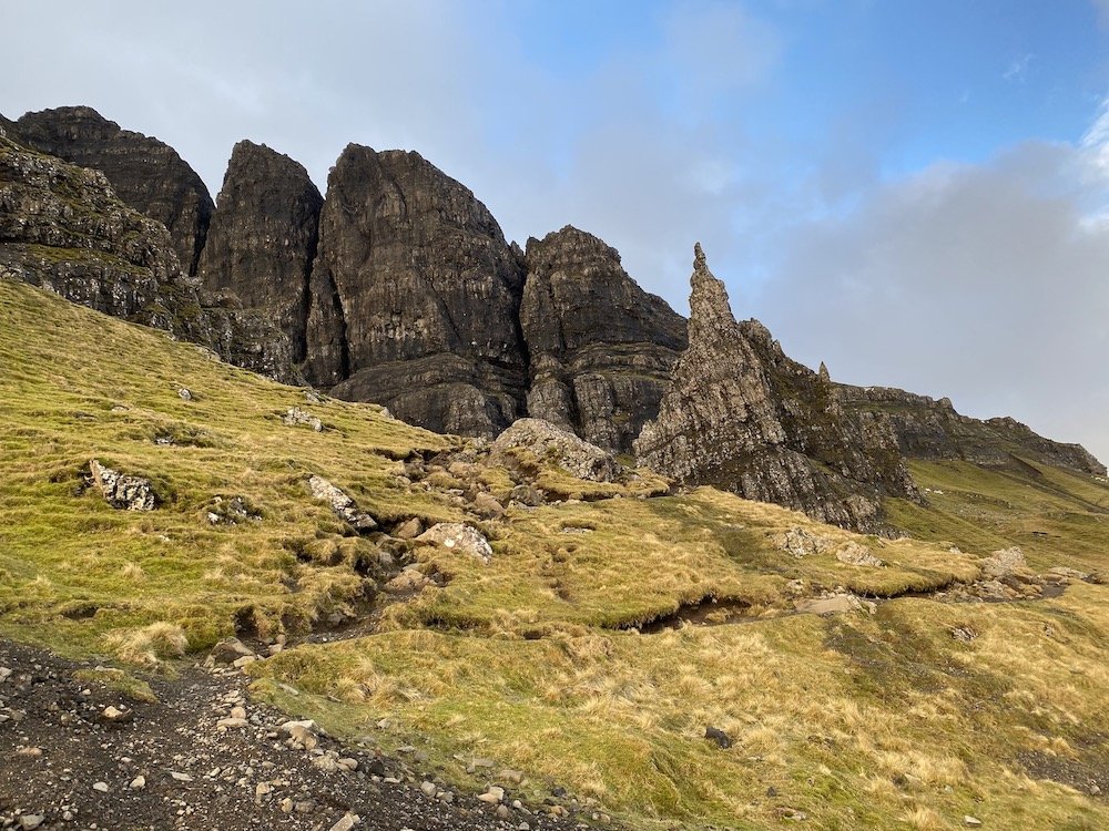  The formations at Storr are the remains of a colossal landslip that runs the length of Trotternish. 