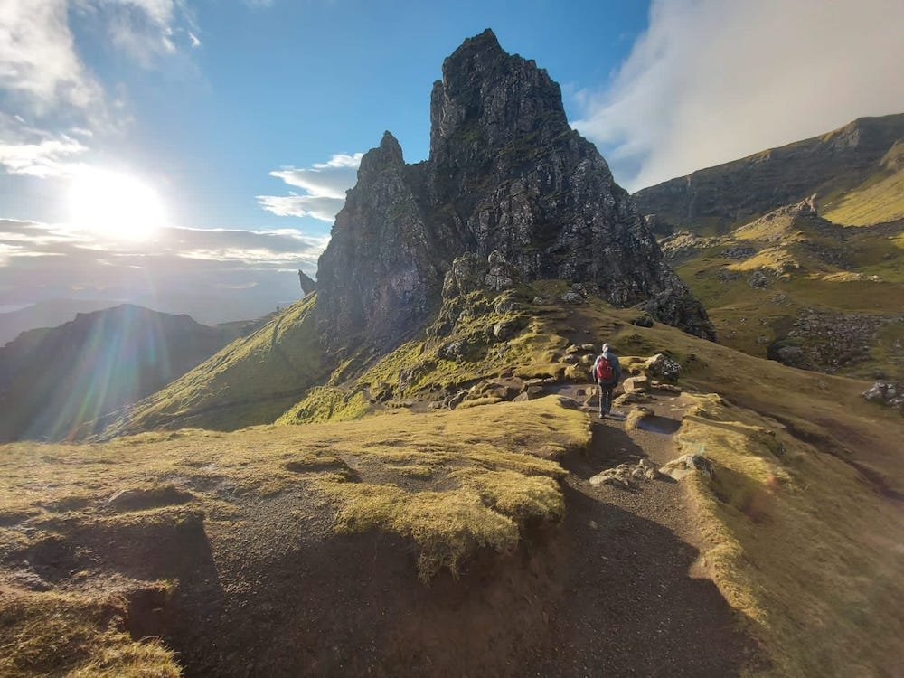  The Sten jacket is excellent for windy locations like Trotternish Ridge.  