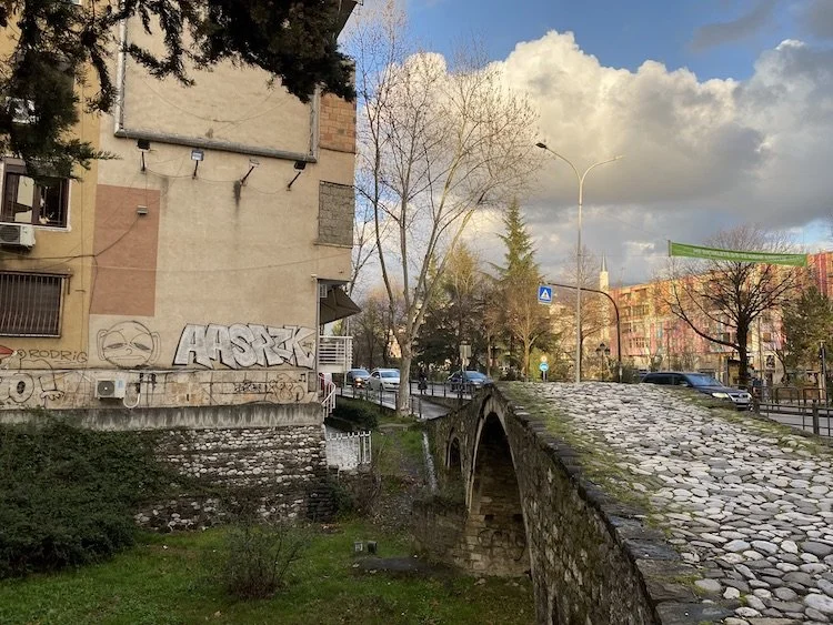  Tanner’s Bridge, one of the few relics of the Ottoman era still standing in Tirana. 