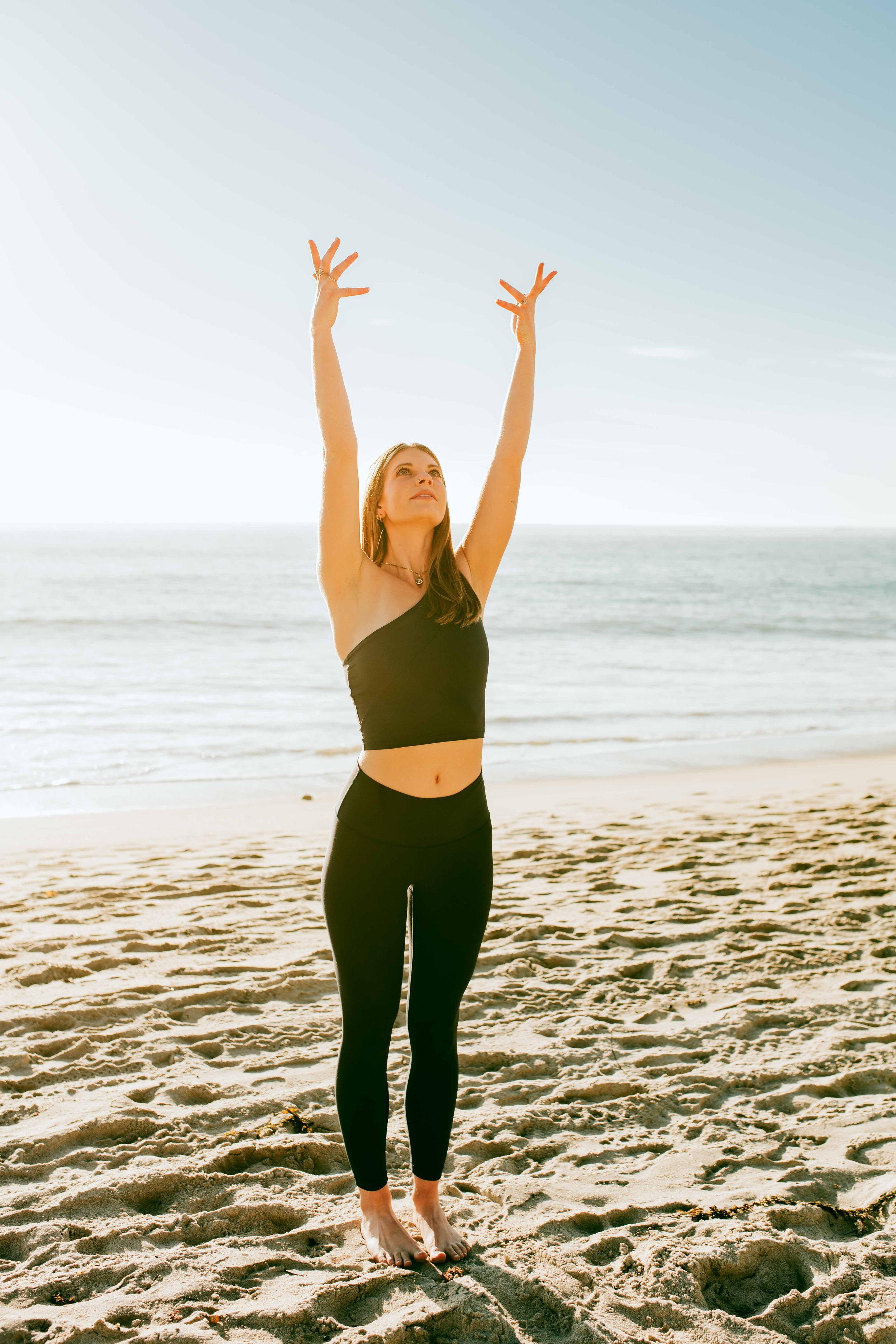 Yoga Photoshoot on Beach