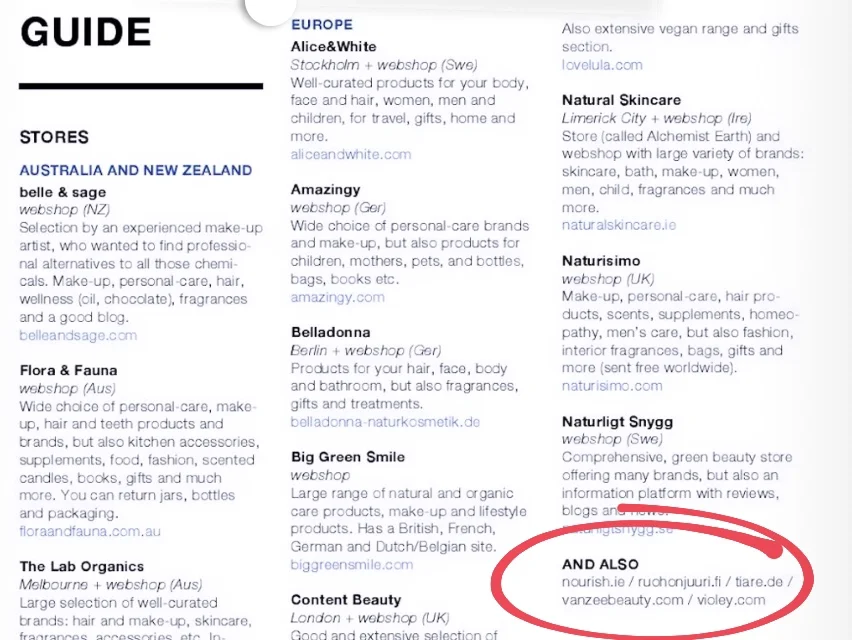 See ‘vanzeebeauty.com’ circled in red in screenshot below.