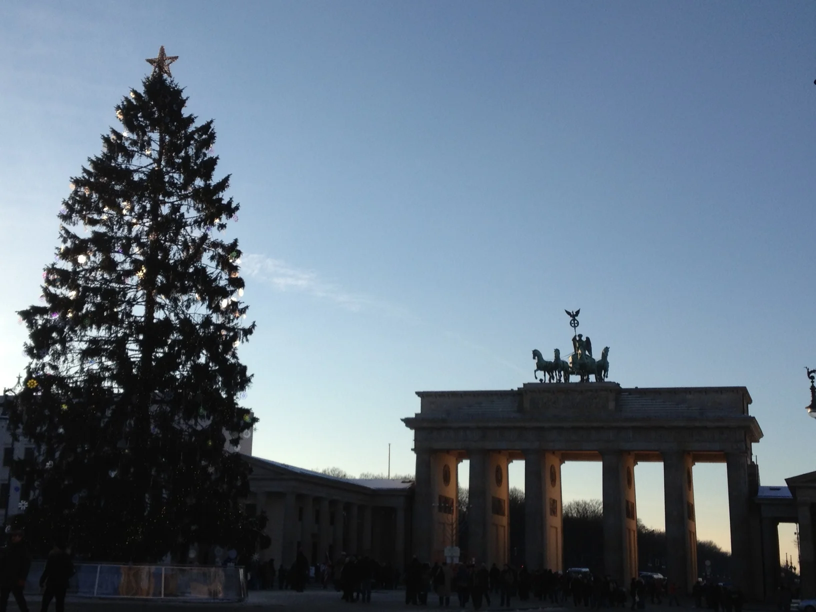 Brandenburg Gate in Berlin During Christmas Season - Savannah Page