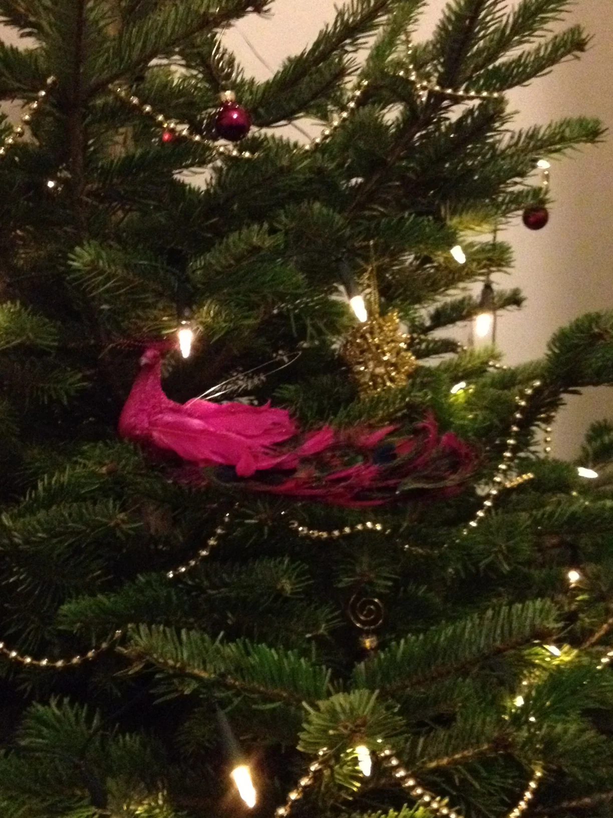 Peacock Christmas Tree Decor - Savannah Page