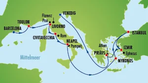 Mittelmeer Reise