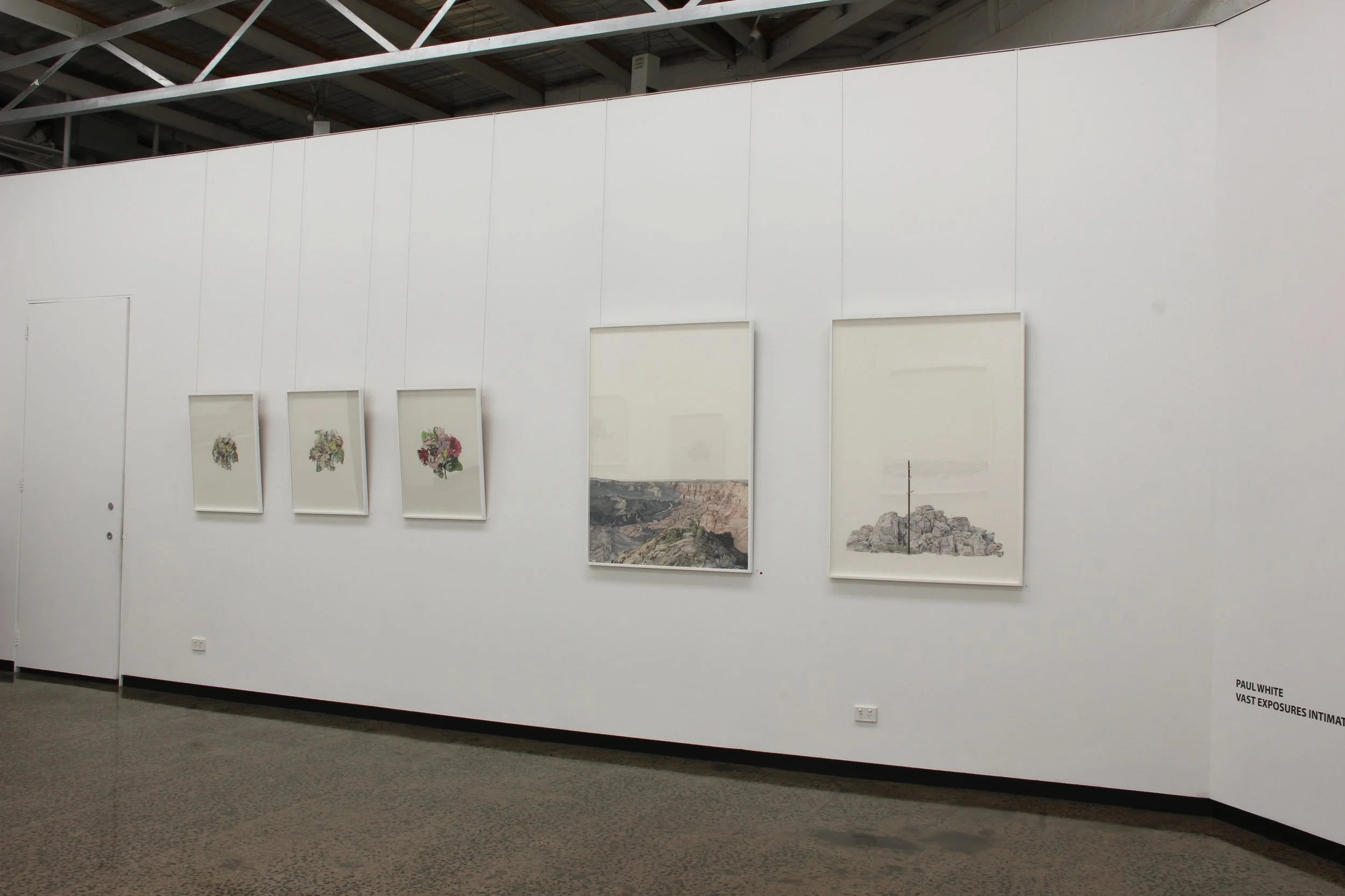  Install shot 'Vast Exposures Intimate Folds' Scott Livesey Galleries, Oct 2016 