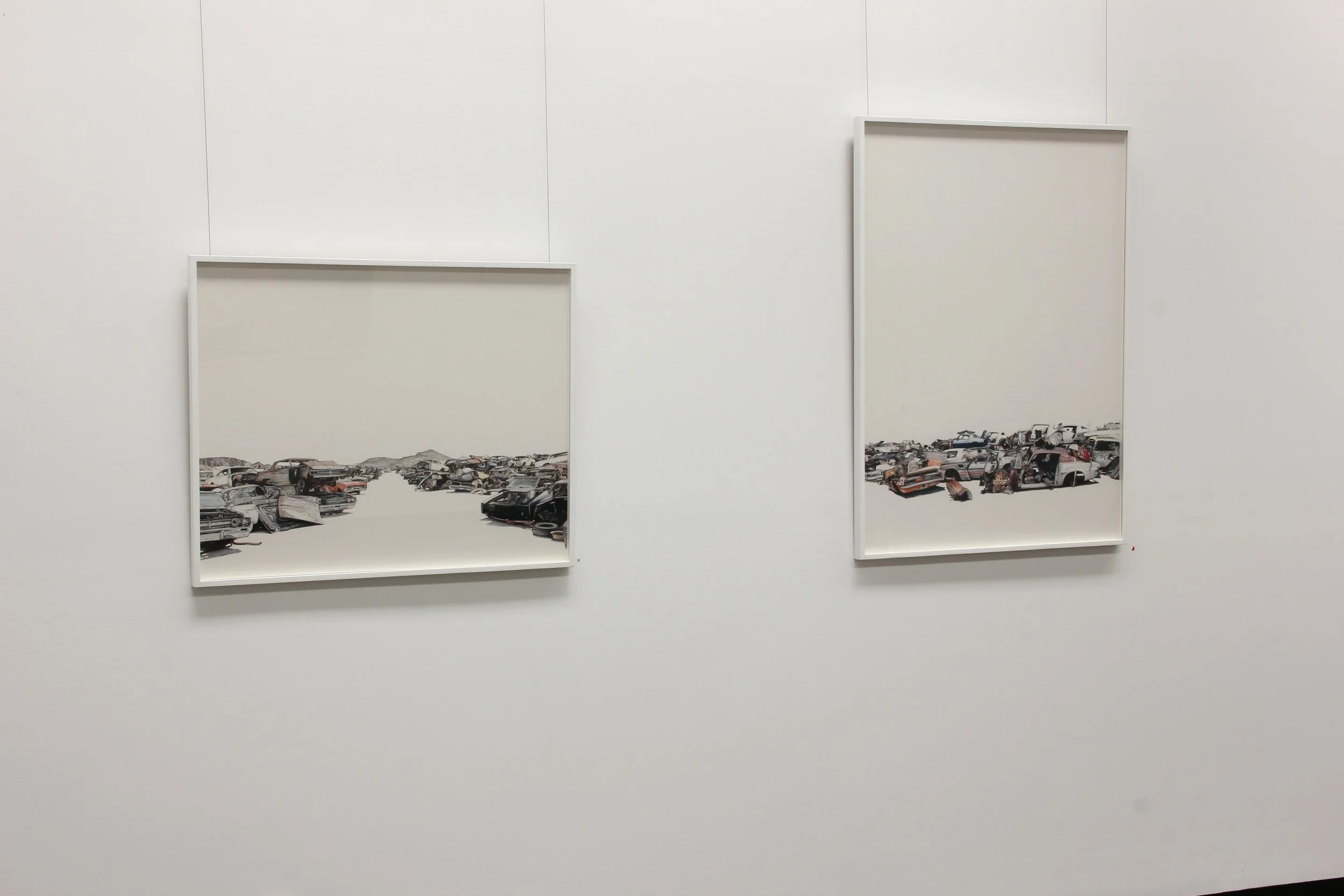  Install shot 'Vast Exposures Intimate Folds' Scott Livesey Galleries, Oct 2016 