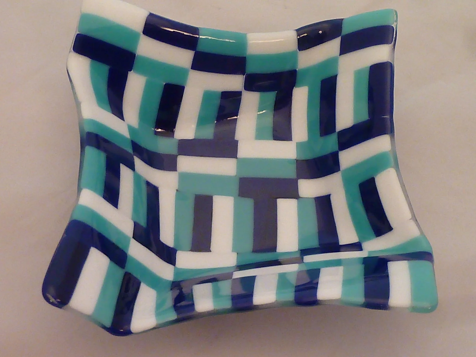 Blue rectangles origami