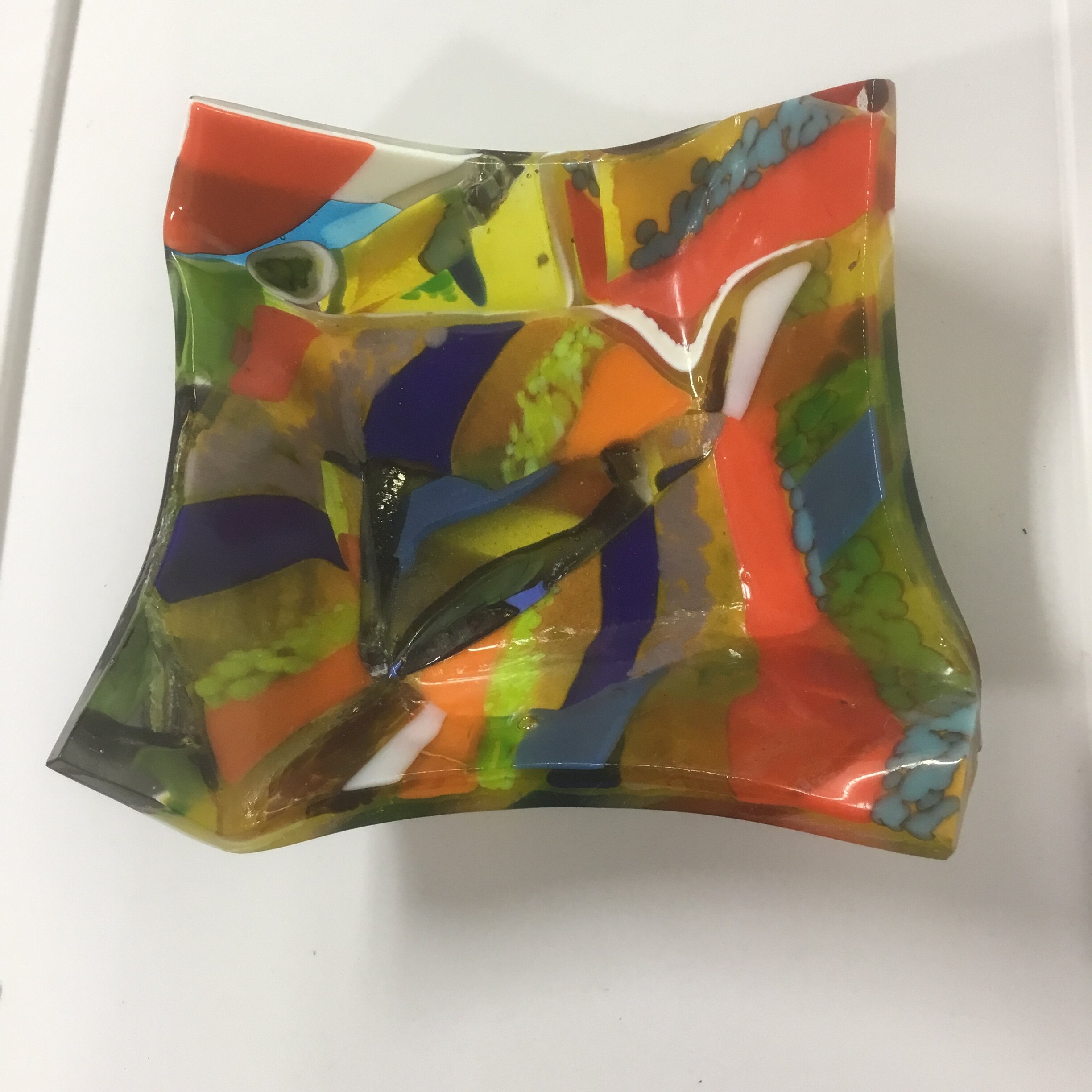 Multi colored origami