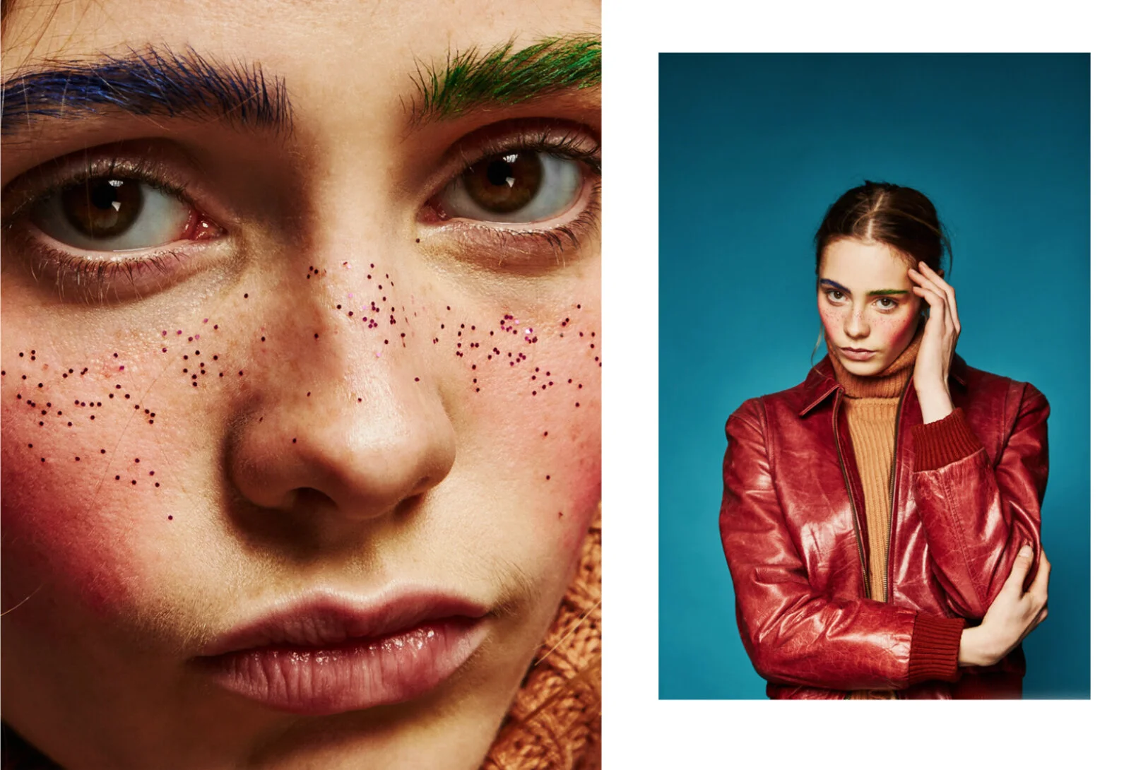 Editorial for Cake Magazine / Production Evelyn Tsekoura / Photographer Christos Markou / MUA Melanie Christou / Hair Rom Sartipi / Model Lois C from BMA agency / Collage Melanie Christou
