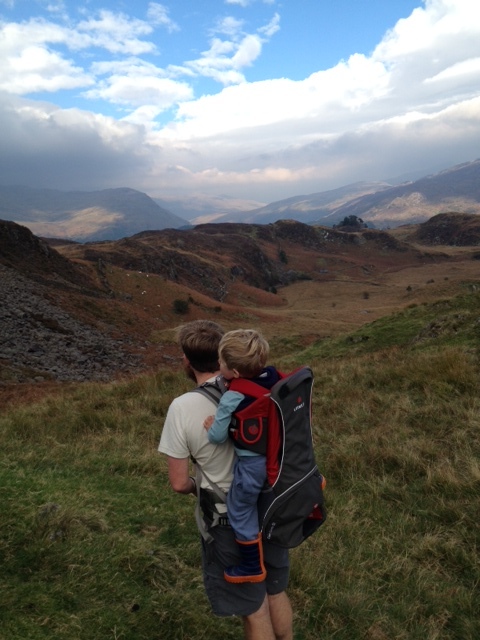 An October walk up to the top of the hill behind our home.