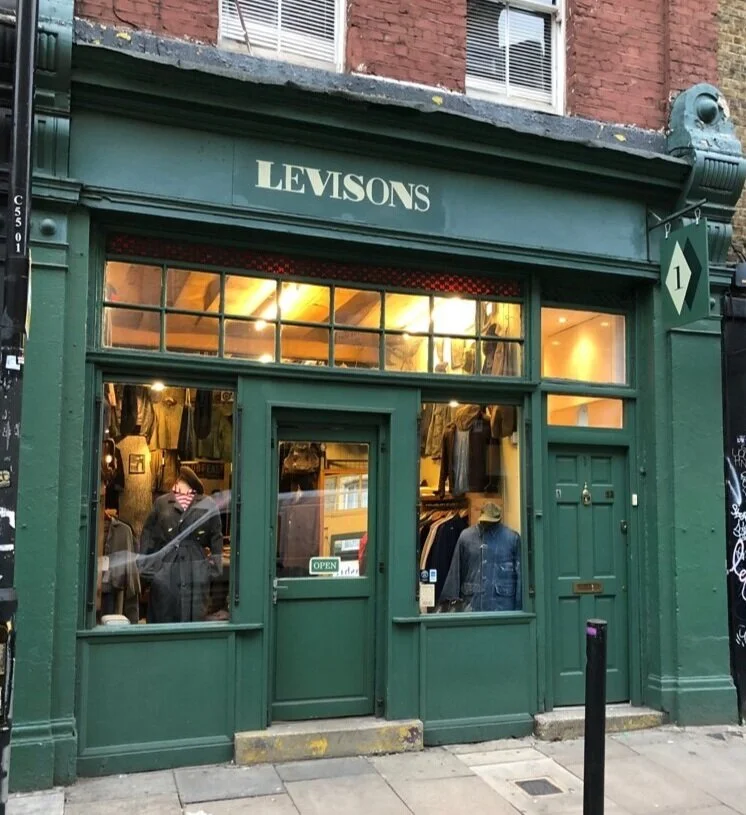 About — Levisons Vintage Clothing, 1 Cheshire St, Brick Lane
