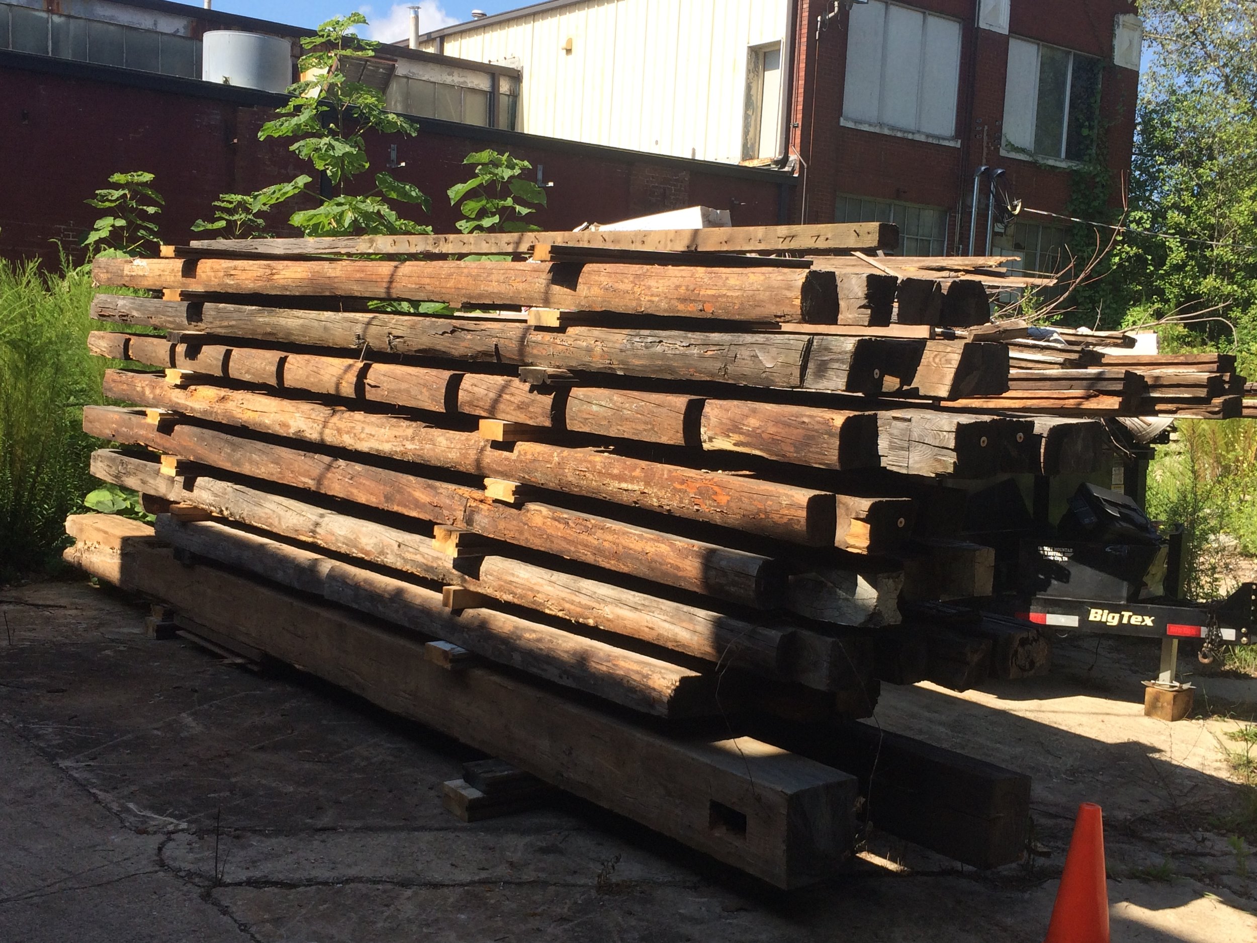 SOON: RECLAIMED BEAM END TABLES