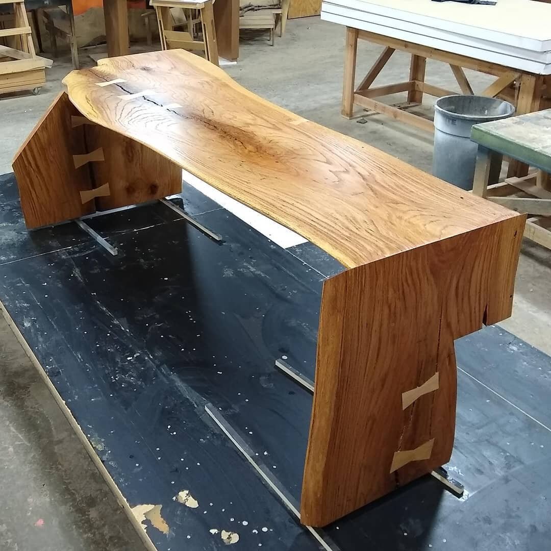 Oiling.  And oiling. And oiling.  #custom #furnituredesign #customdesk #cool