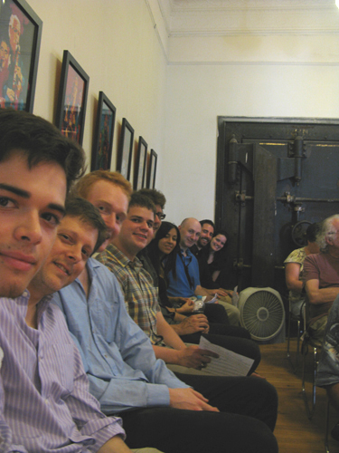 Students waiting to perform...