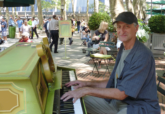 ARMEN DONELIAN SOLO PIANO IN BRYANT PARK