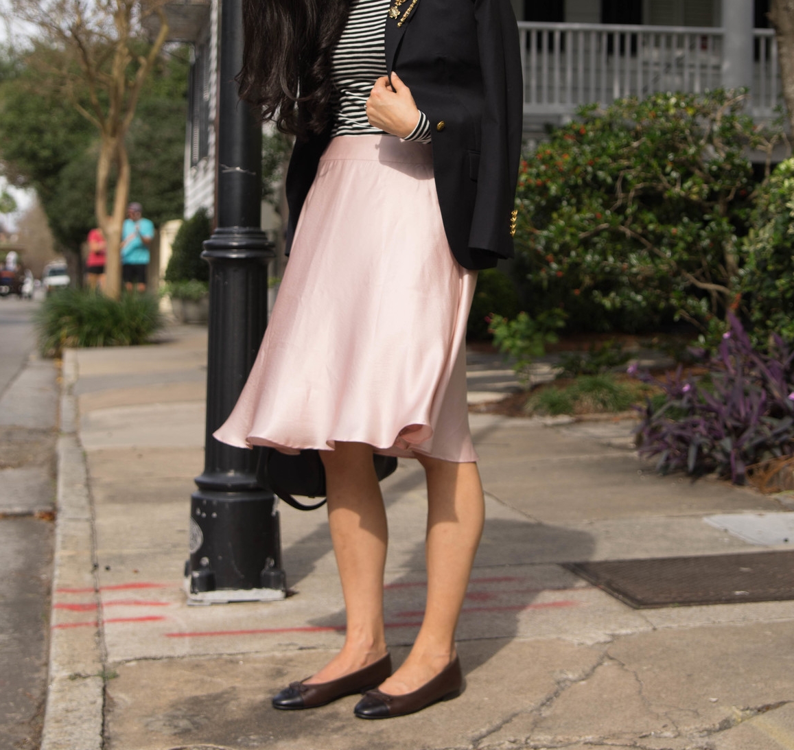 How To Style Chanel Flats - Strawberry Chic