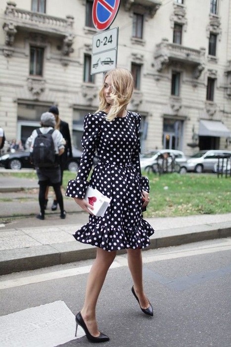 Polka-dot dress outfit idea with heels.jpg