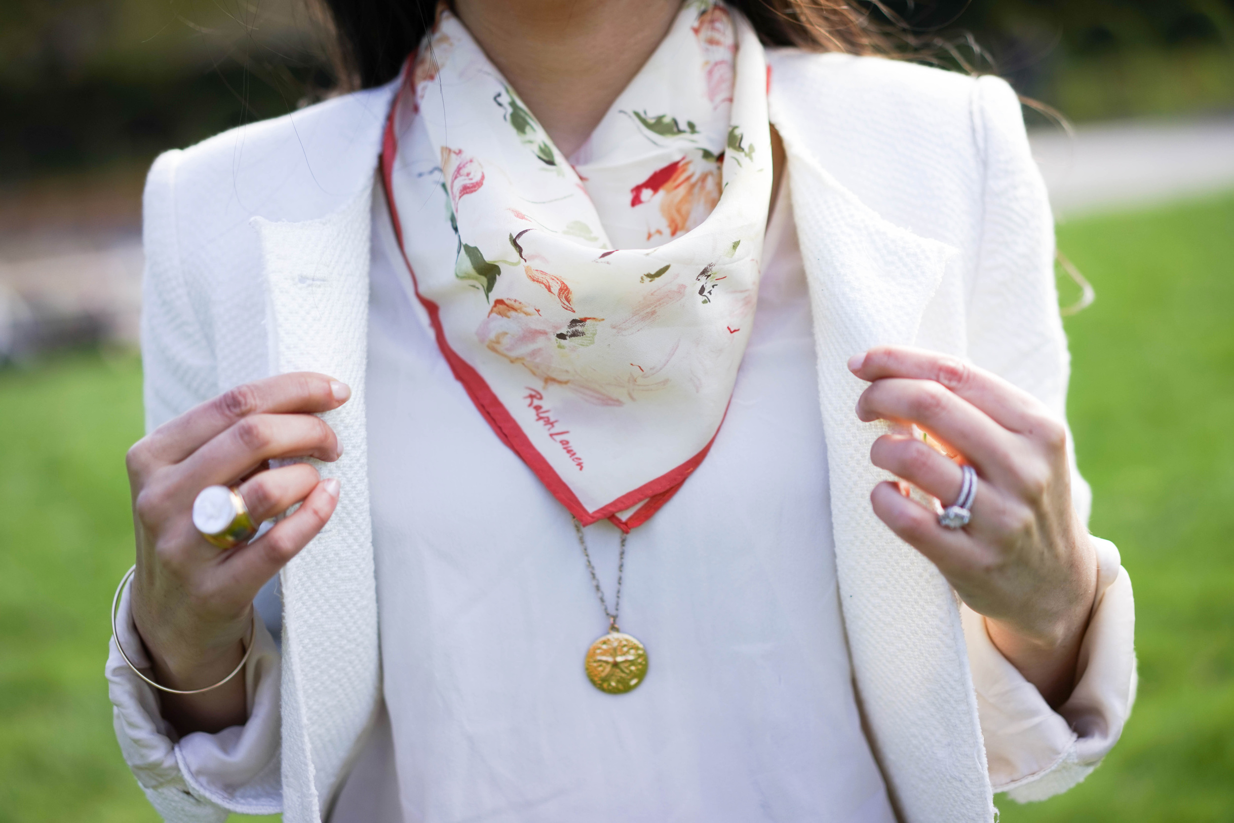 The Three Simplest Ways to Tie a Silk Scarf - C'est Bien by