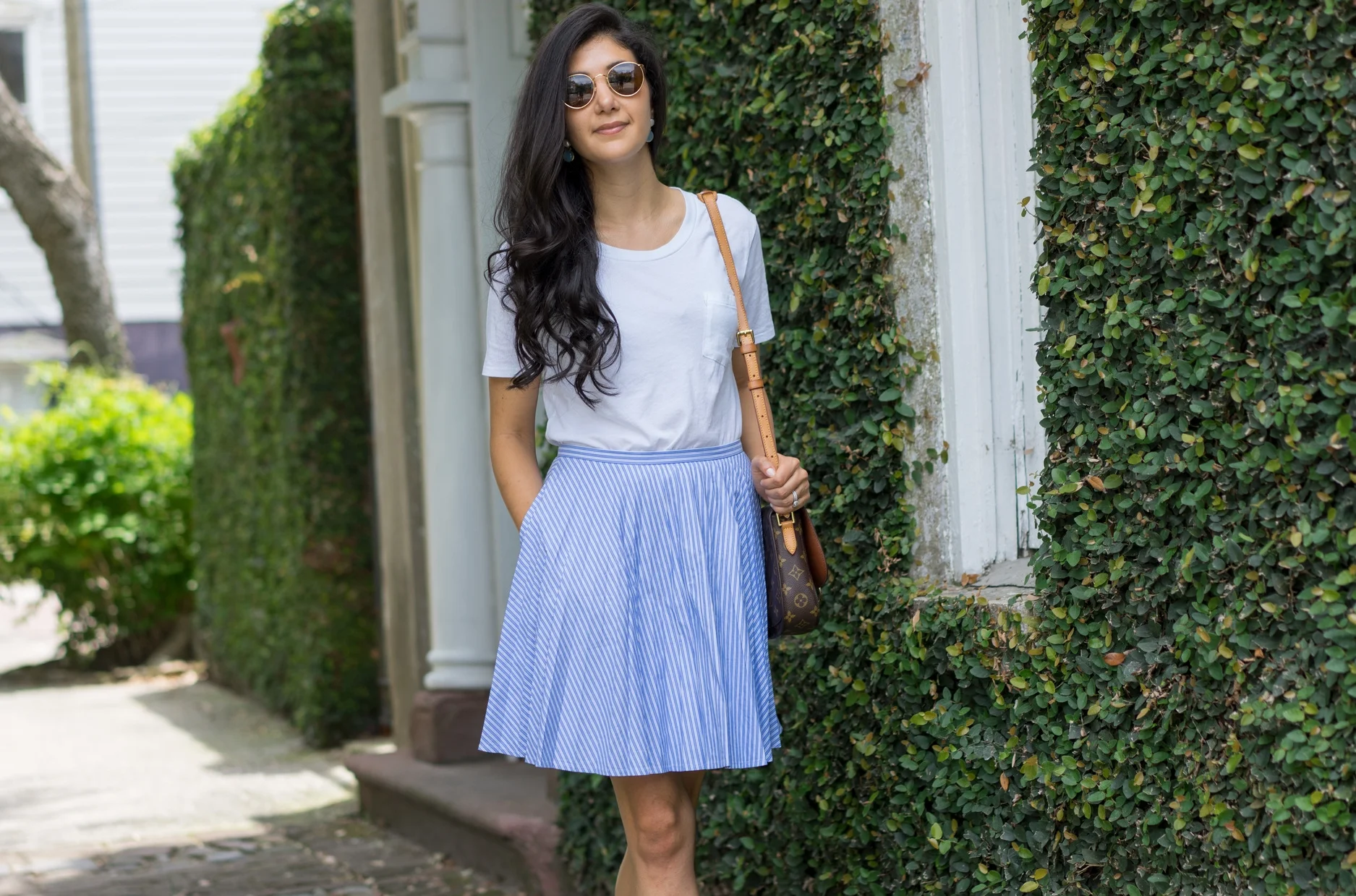 J Crew Striped Skirt and White Tee-25.jpg