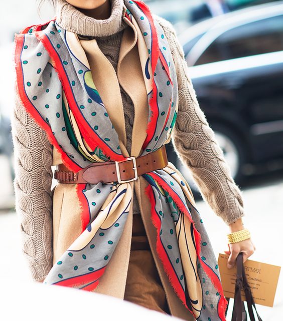 HOW I'M WEARING MY SILK SCARVES THIS FALL + A FEW FAVES - ABOUT