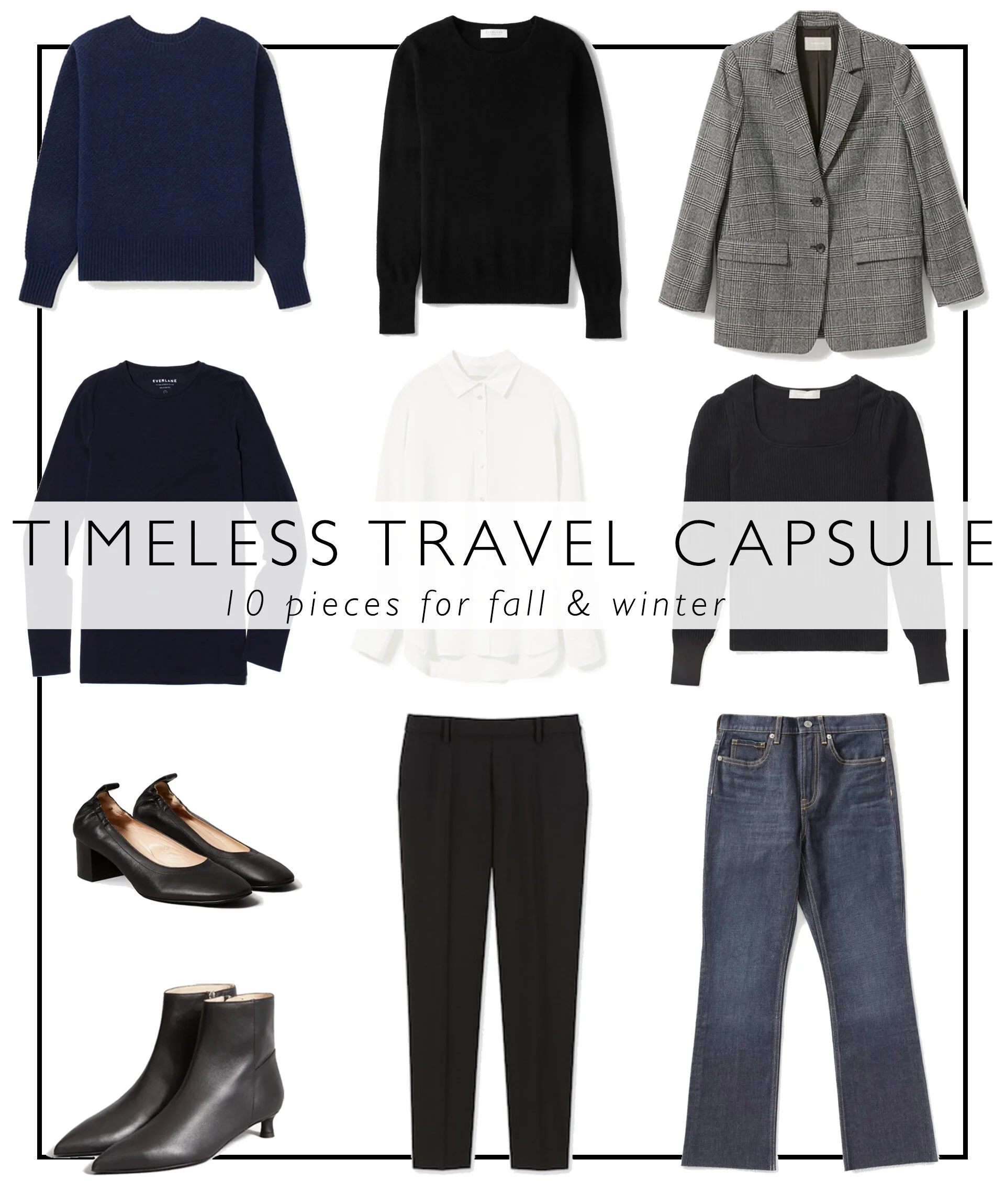 10 Piece Travel Capsule With Everlane Ad Giveaway Now Closed