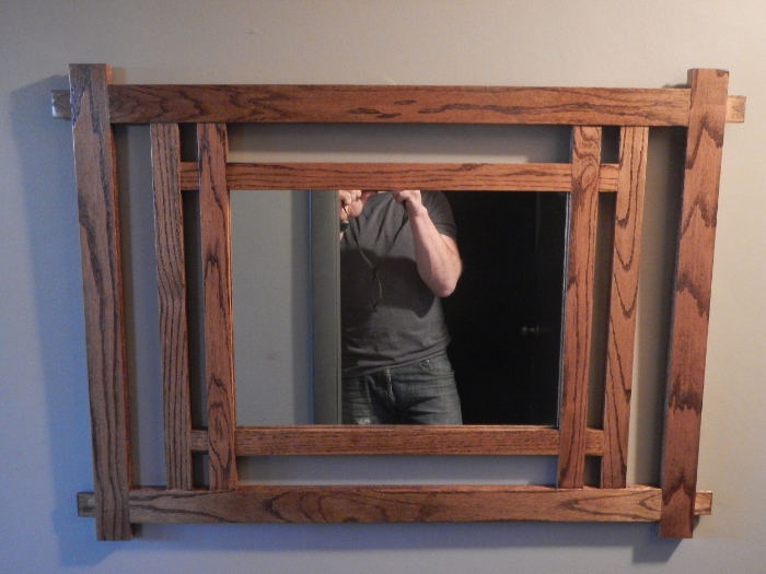 Craftsman Style Frames Small Guy, Mission Style Mirror Frame