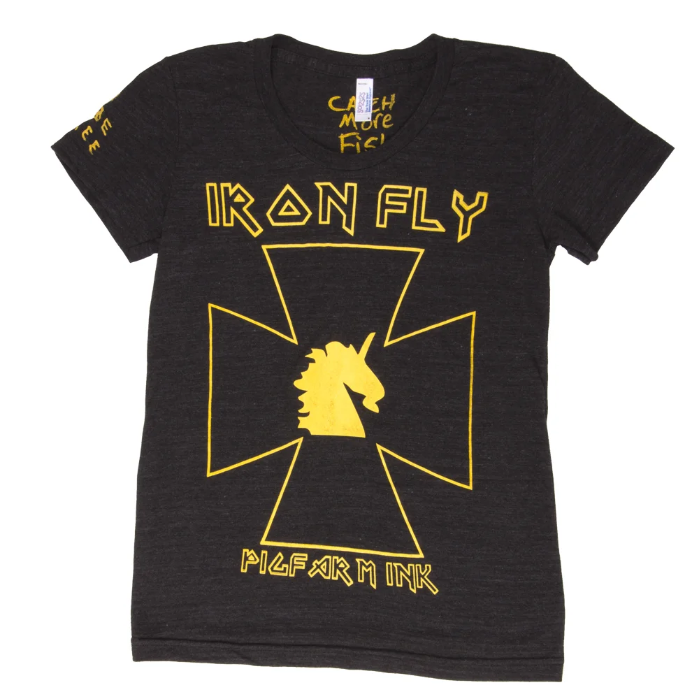 PIG FARM INK Iron Fly Cross T Shirt for Women