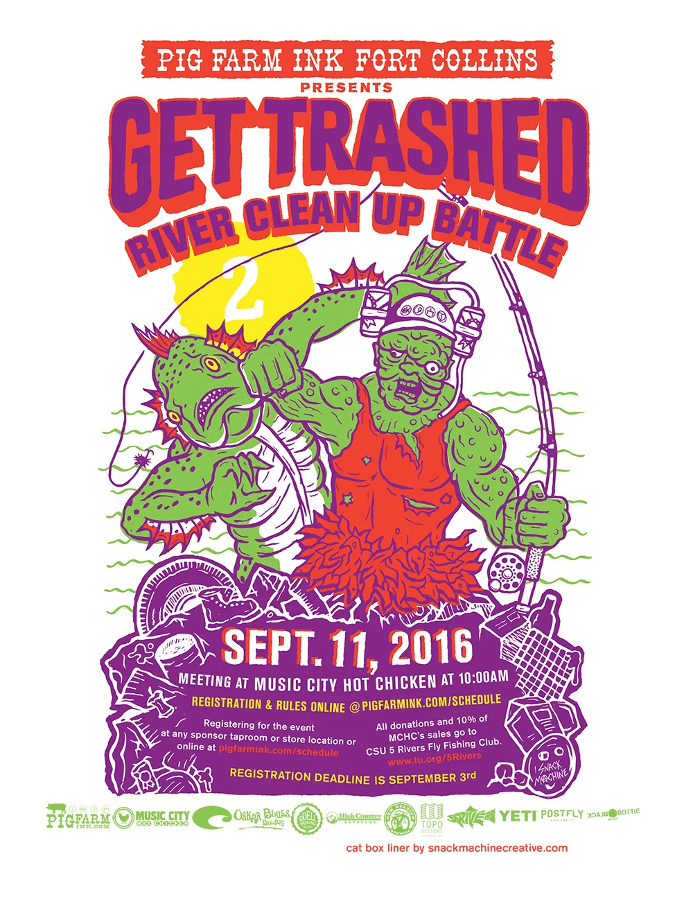 Get Trashed: Music City Hot Chicken, Fort Collins, CO