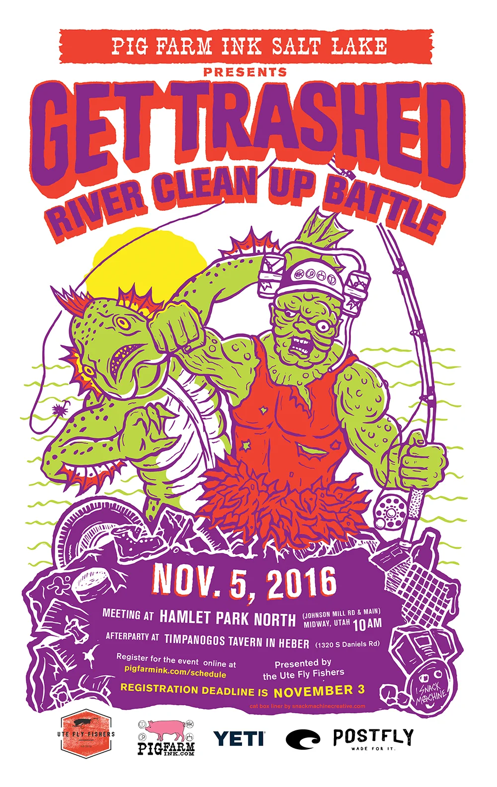  Get Trashed: Hamlet Park North, Salt Lake City, UT