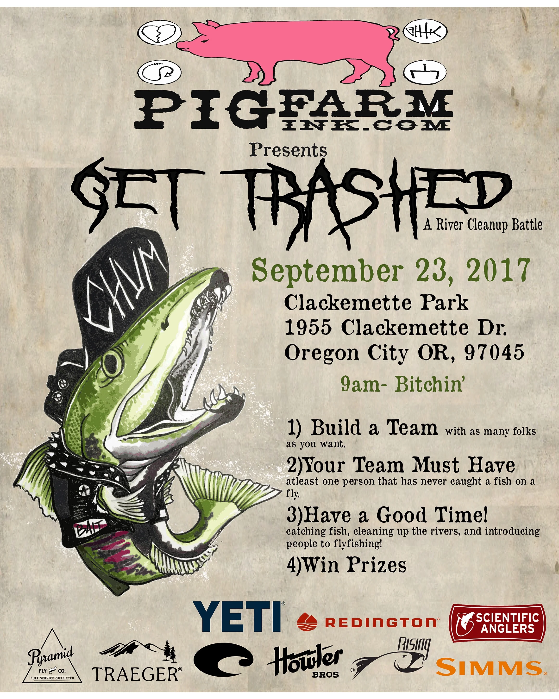 Get Trashed: Clackemette Park, Oregon City, OR