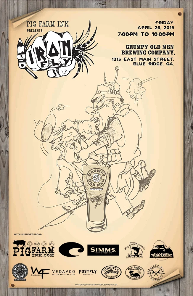 Iron Fly: Grumpy Old Men Brewing Company, Blue Ridge, GA
