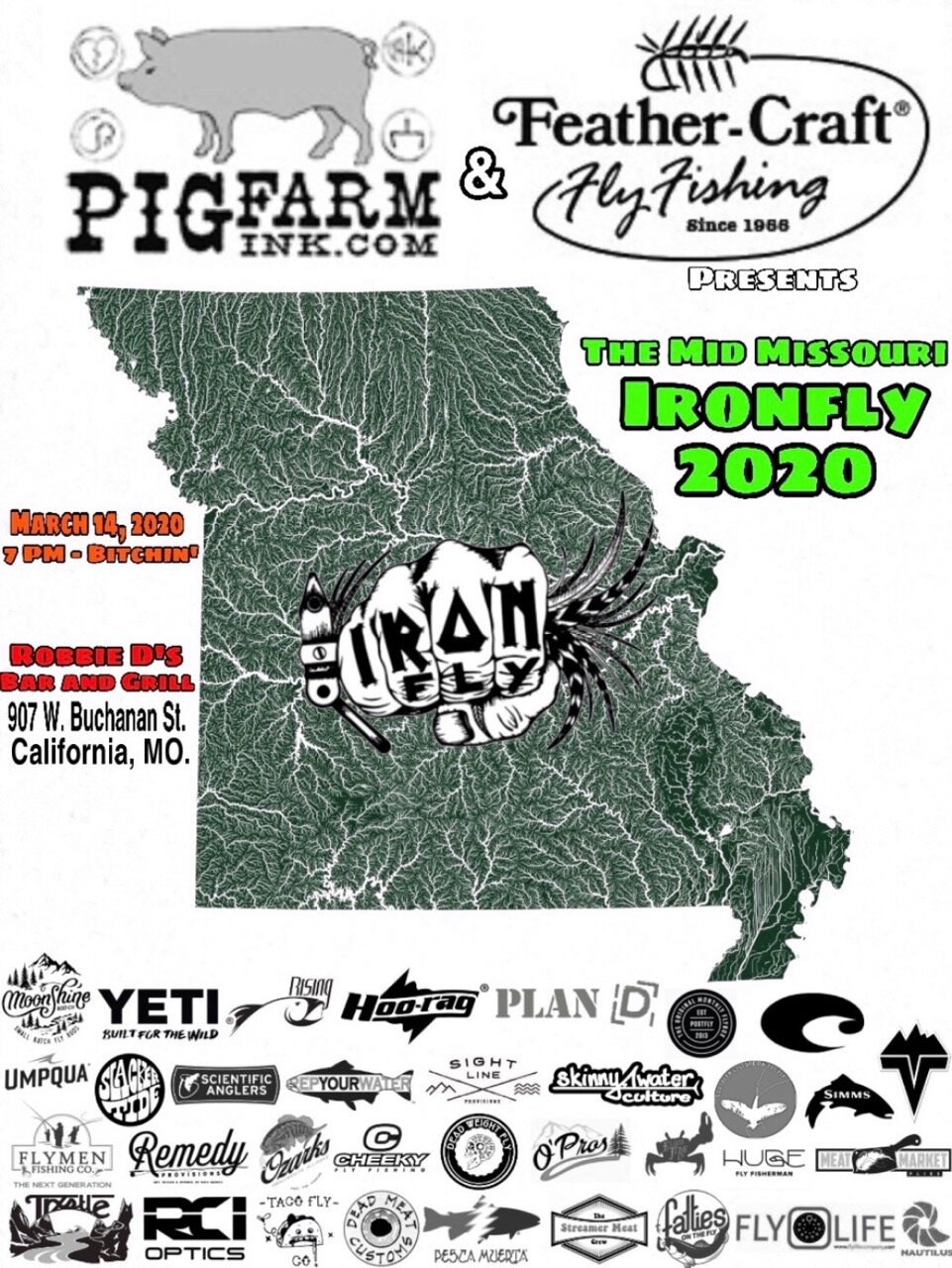 Iron Fly: Robbie D’s Bar and Grill, California, MO