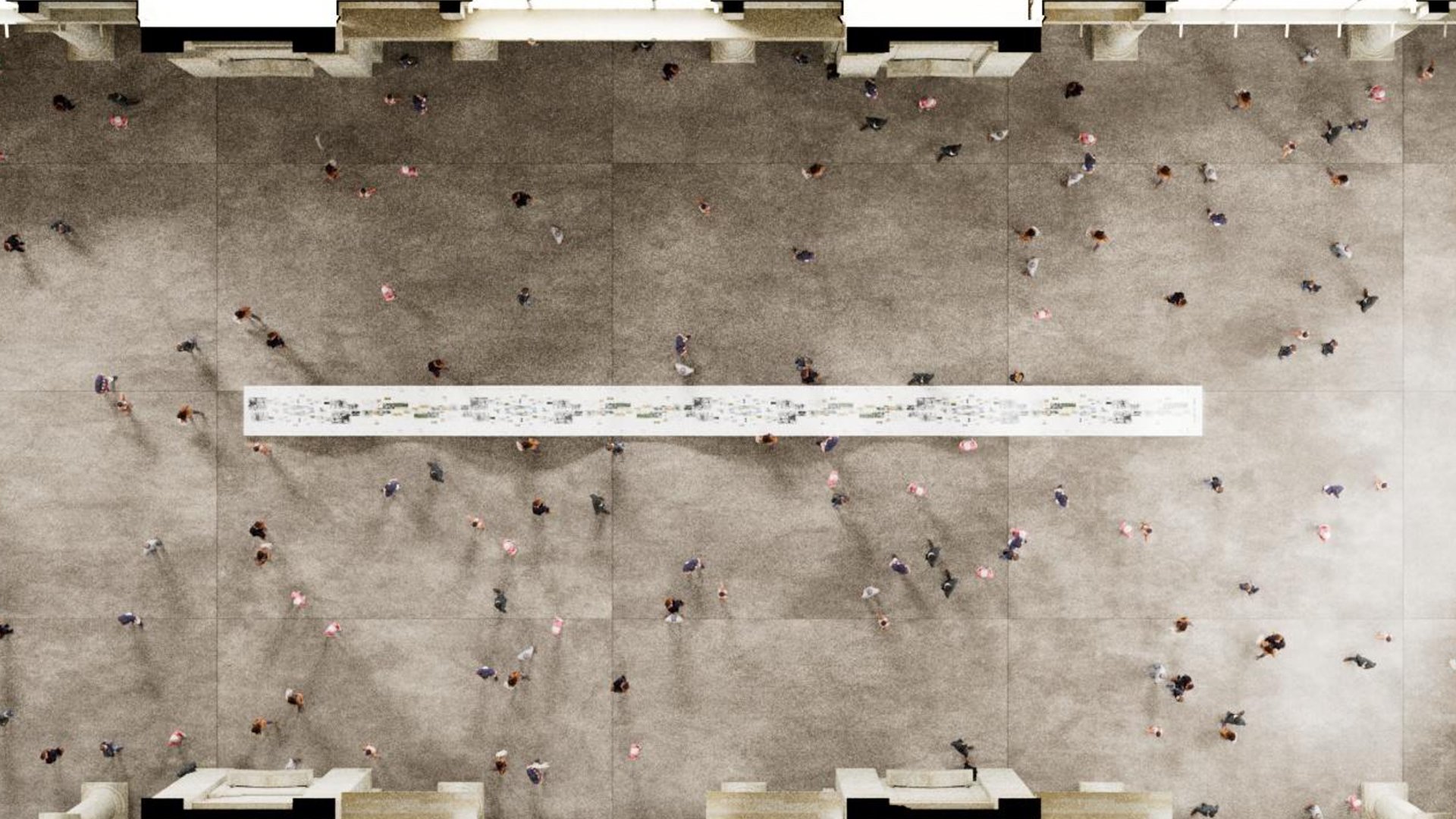 3D modeling the hall allowed spatial designers to ensure the exhibit made sense in the space.