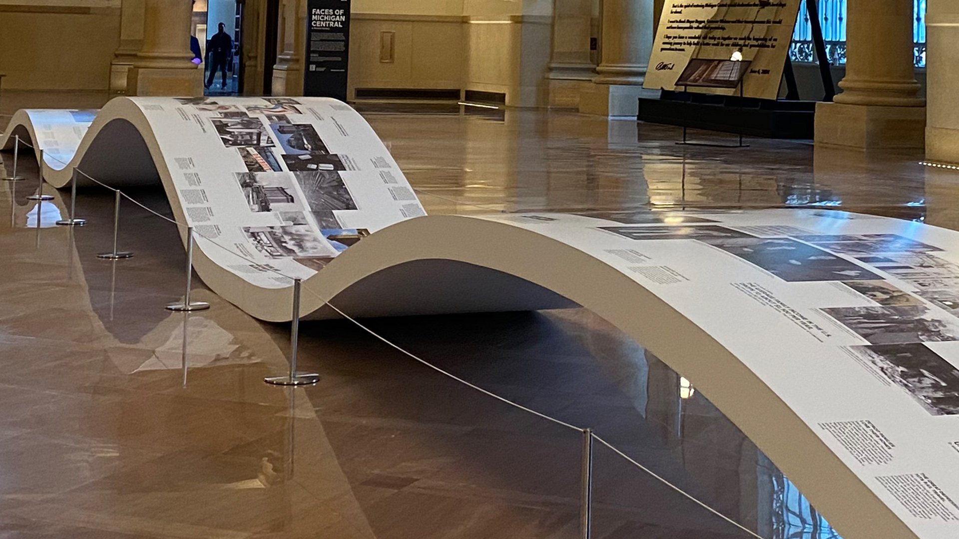 The sculpture created an undulating “flow” that represented the city’s ups and downs. Throughout the years of booms and busts, The Station stood tall despite it all.