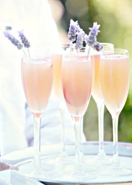Lavender Champagne Cocktail