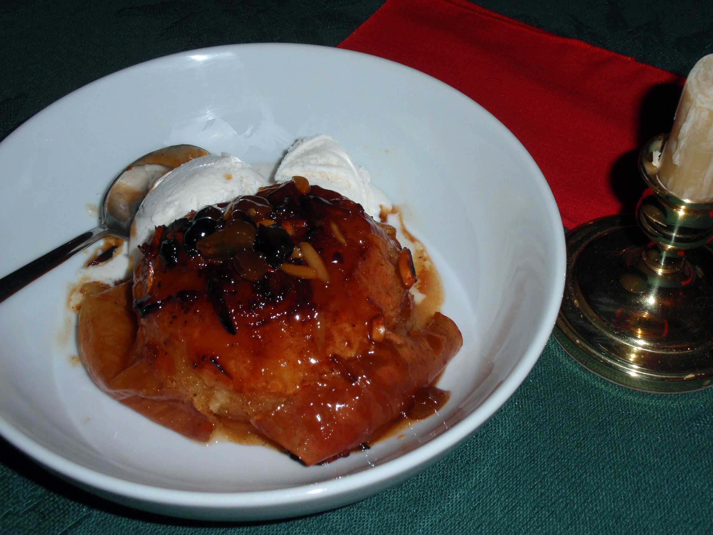 Baked Apples with Calvados