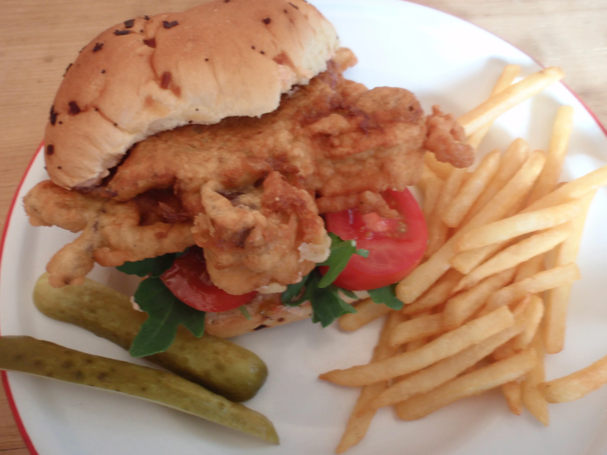 Parmesan-Crusted Soft Shell Crab Sandwiches
