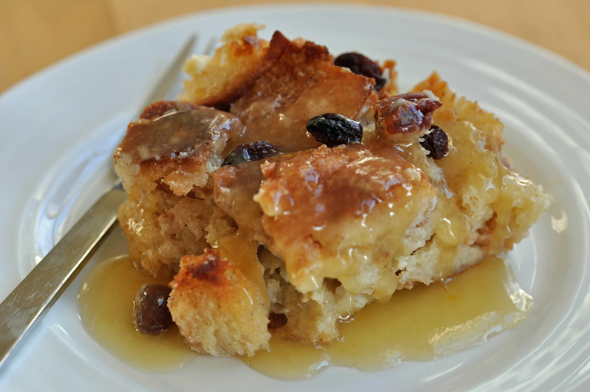 Bread Pudding with Whiskey Sauce
