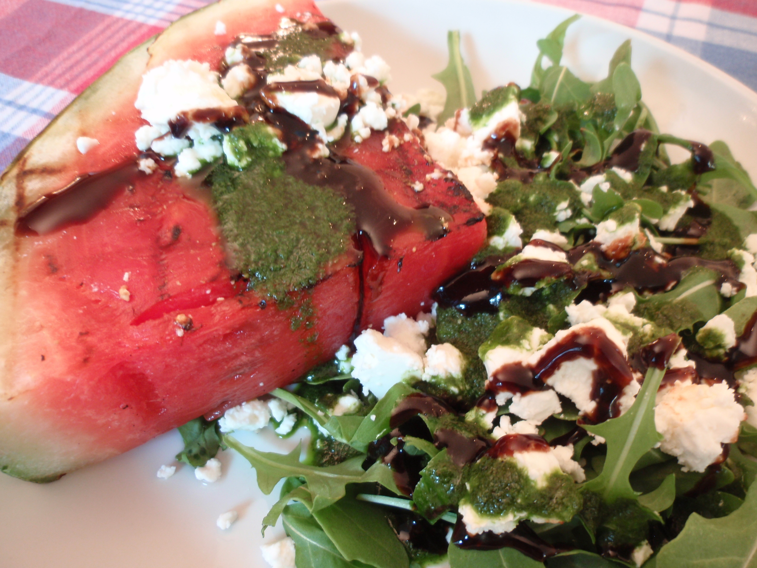 Grilled Watermelon & Feta Salad